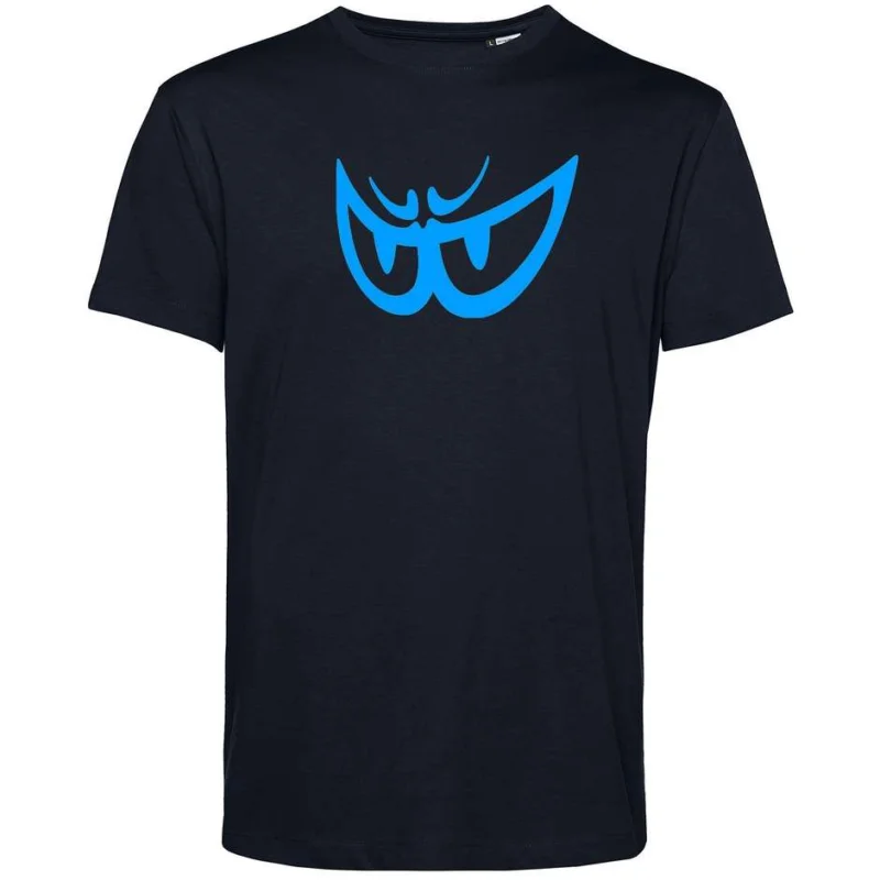 Berik 2.0 Crew Neck TEE T-Shirt In Navy Blue Organic Cotton Blue Eye Subito Disponibile