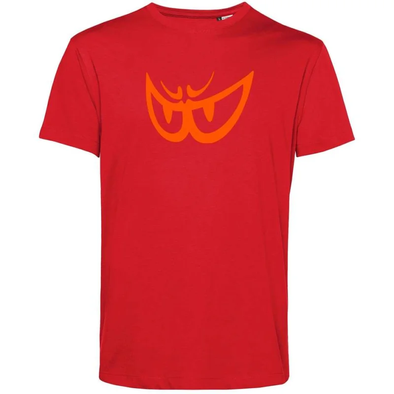 Berik 2.0 Crew Neck TEE T-Shirt In Organic Cotton Red Eye Orange Direttamente Dal Produttore