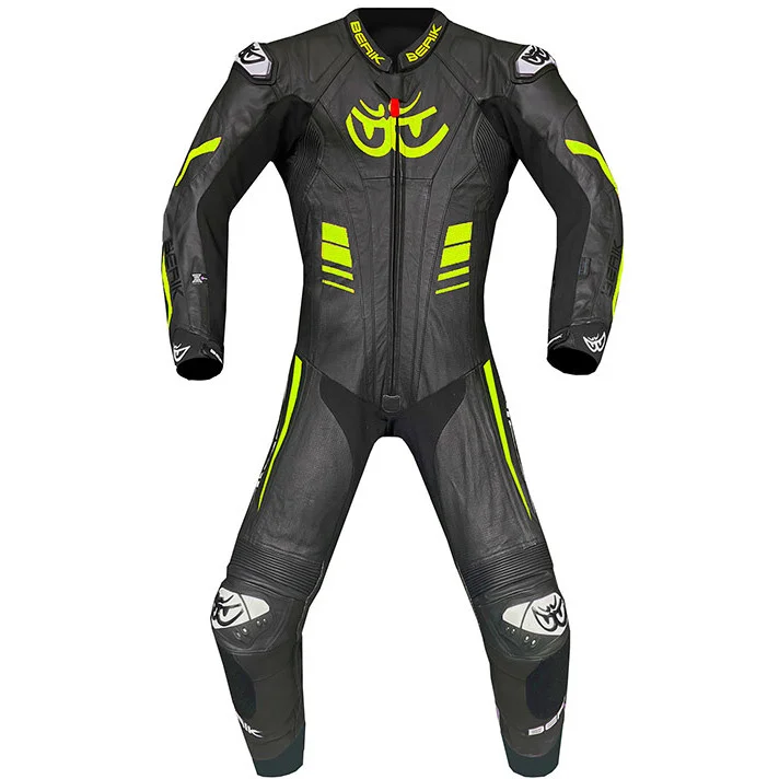 Offerta Limitata Berik 2.0 Full Motorcycle Suit In Kangaroo Leather LS1 9059 KC Black Yellow
