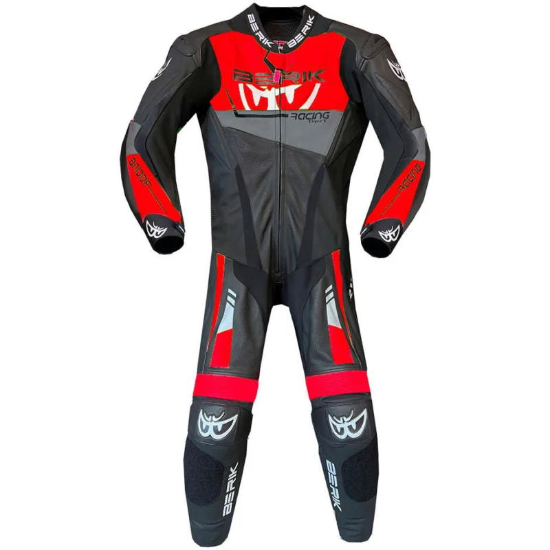 Subito Disponibile Berik 2.0 LS1-251390 Professional Leather Motorcycle Suit Black Red