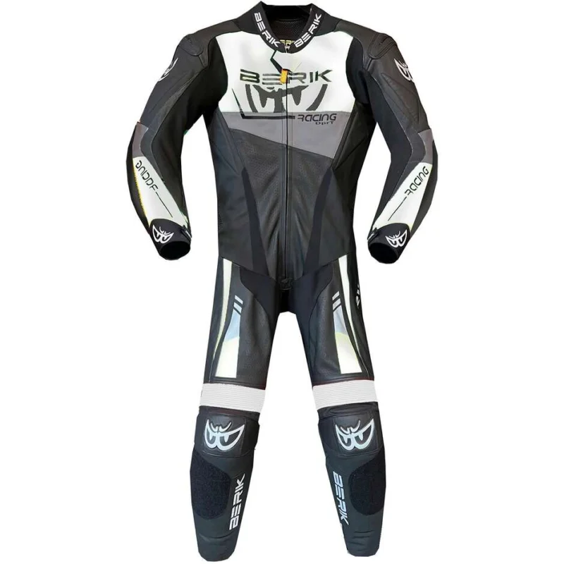 Economico Berik 2.0 LS1-251390 Professional Leather Motorcycle Suit Black White
