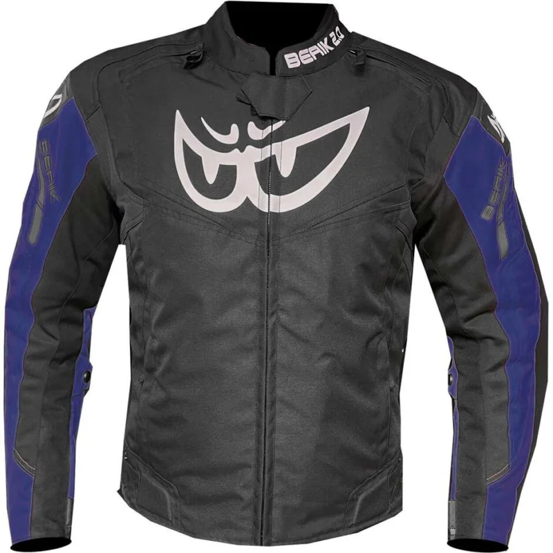 Promo Stagionale Berik 2.0 NJ-173302FR Mega Sport Technical Fabric Motorcycle Jacket Black Blue