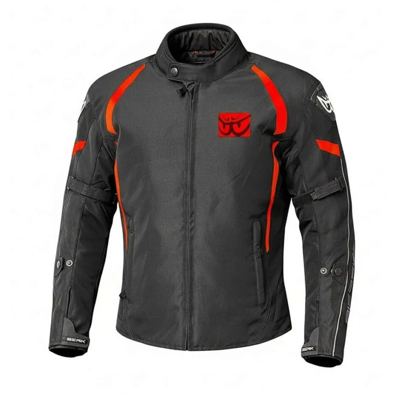 Berik 2.0 NJ-223301-EL WP Technical Fabric Motorcycle Jacket Black Fluorescent Red Compra Online