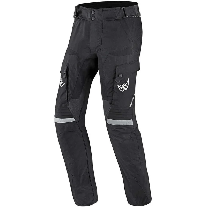 Popolare Berik 2.0 NP-10391 Cargo Technical Fabric Motorcycle Pants, Black