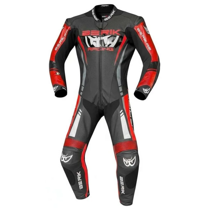 Berik 2.0 Professional Leather Motorcycle Suit Ls1-171334FR Black Red Compra Adesso