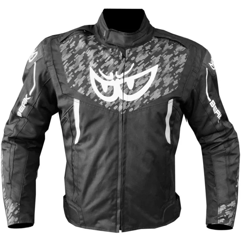 Direttamente Dal Produttore Berik 2.0 Technical Fabric Motorcycle Jacket NJ-203302 WP Supersonik Camo2 Black White