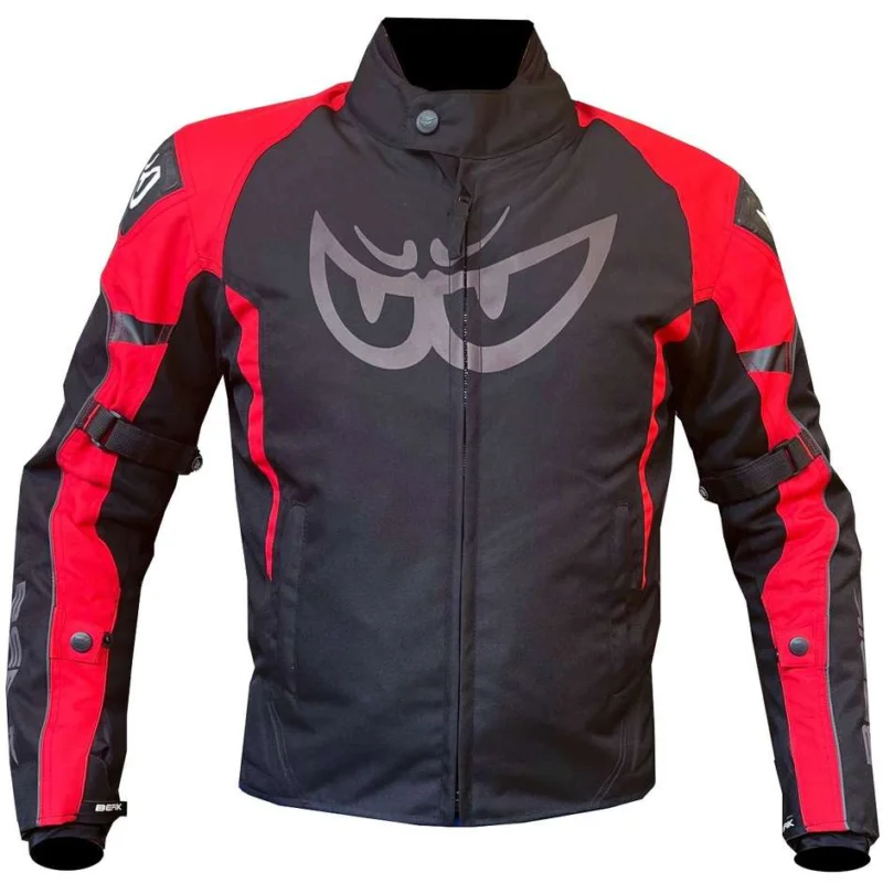 Direttamente Dal Produttore Berik 2.0 Technical Fabric Motorcycle Jacket NJ-223301 CE Black Red