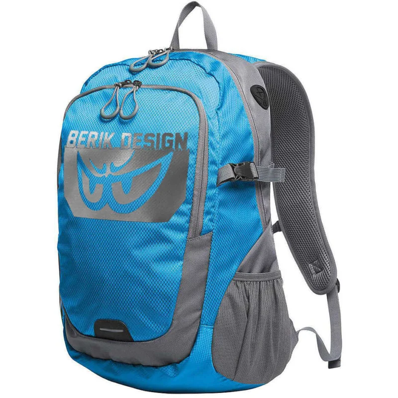 Berik 2.0 Technical Motorcycle Backpack Light Blue Gray Reso Gratuito