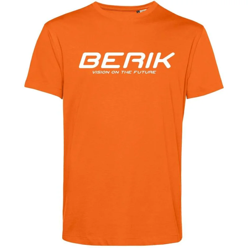 Promo Stagionale Berik 2.0 T-Shirt TEE Organic Cotton Orange White Written