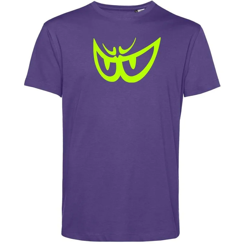 Sconto Berik 2.0 T-Shirt TEE Organic Cotton Purple Yellow Eye