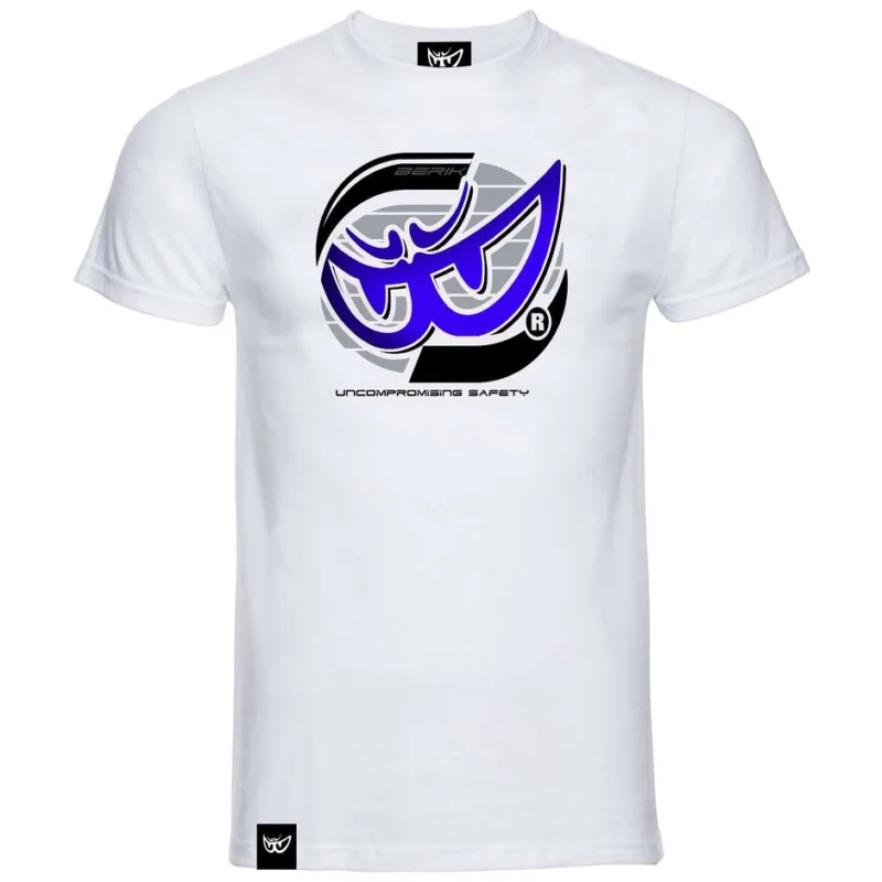 Promo Stagionale Berik 2.0 White T-Shirt Berik 2025 Round Neck Circular Blue