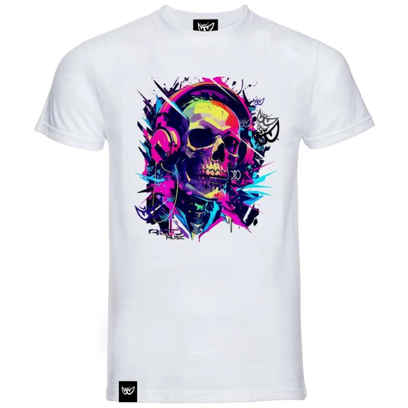 Spedizione Espresso Berik 2.0 White T-Shirt Berik 2026 Acid Pink Skull