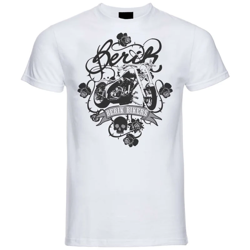 Berik 2.0 White T-Shirt Crewneck Black Print Bestseller