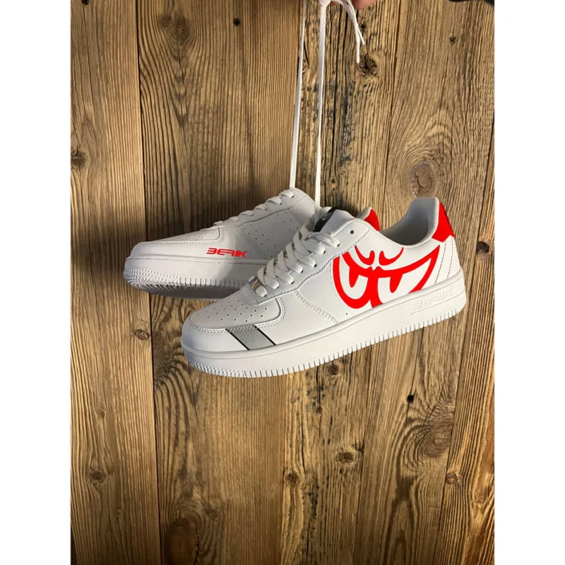Berik J4 Bicolor White Red Casual Shoes Offerta Speciale