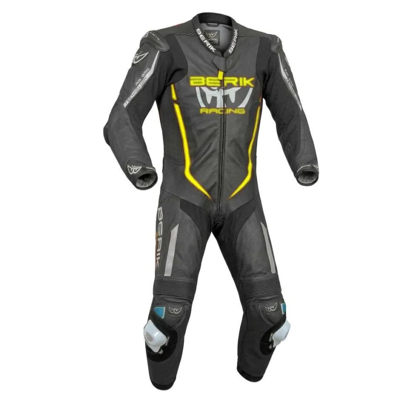 Occasione Imperdibile Berik LS1-221322 Full Motorcycle Suit With Airbag Included Black Yellow