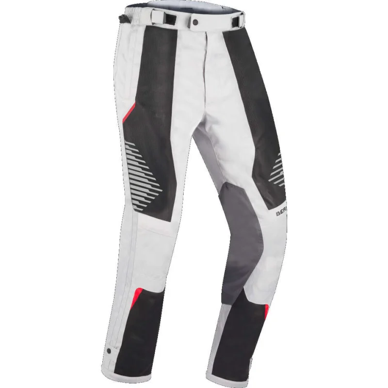 Prezzo Di Fabbrica Bering BAKUNDU Motorcycle Pants Grey Black Red
