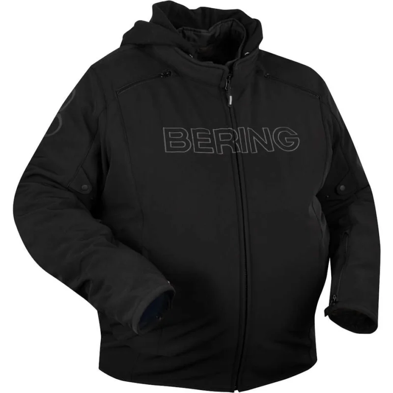 Bering DAVIS King Size Black Motorcycle Jacket Occasione Imperdibile