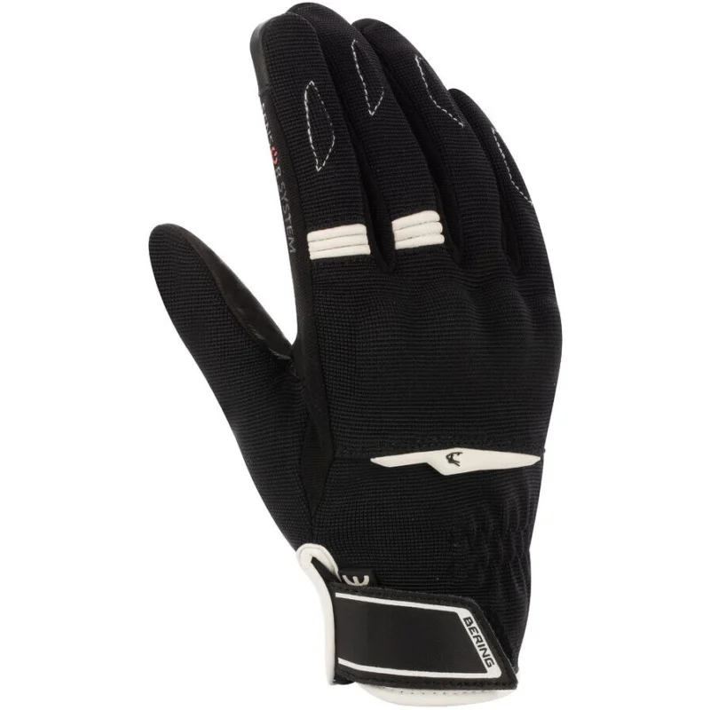 Bering LADY FLETCHER EVO Women's Motorcycle Gloves Black White Offerta