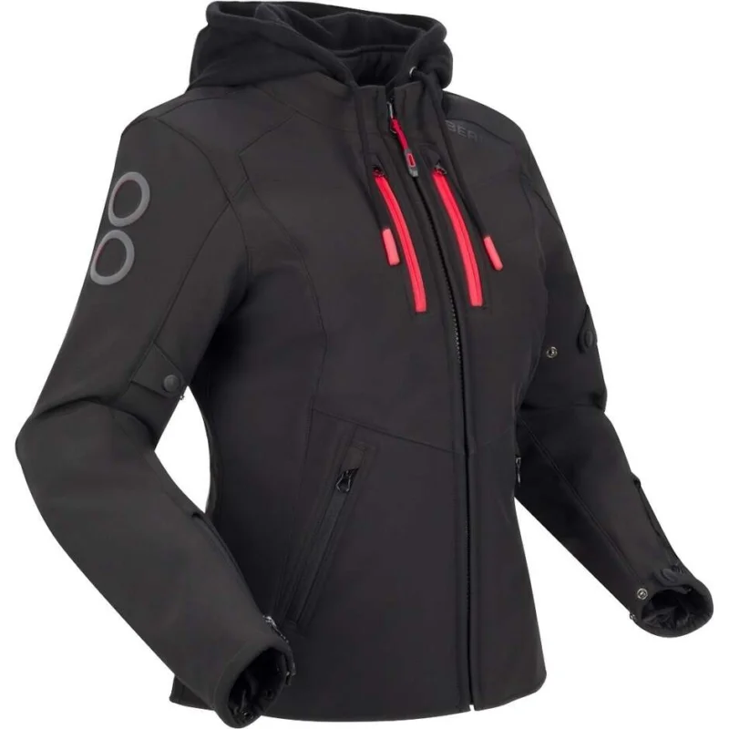 Bering LADY ROTOR Women's Motorcycle Jacket Black Saldi