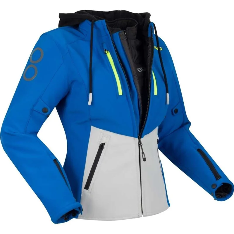 Ordina Subito Bering LADY ROTOR Women's Motorcycle Jacket Light Blue Grey