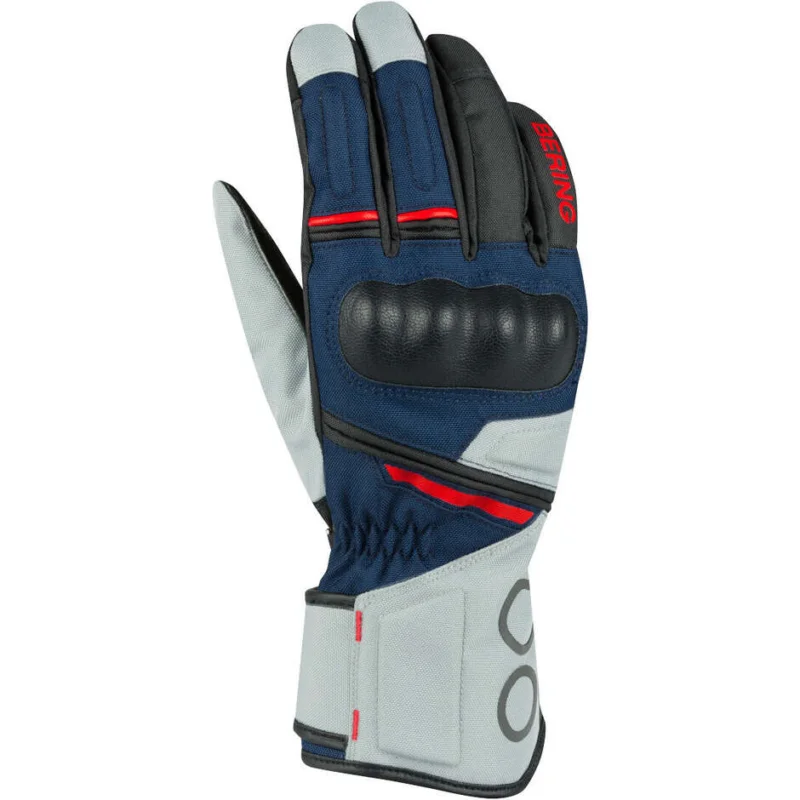 Bering LADY SIBERIA Women's Motorcycle Gloves Grey Blue Red Ultimissimo Modello
