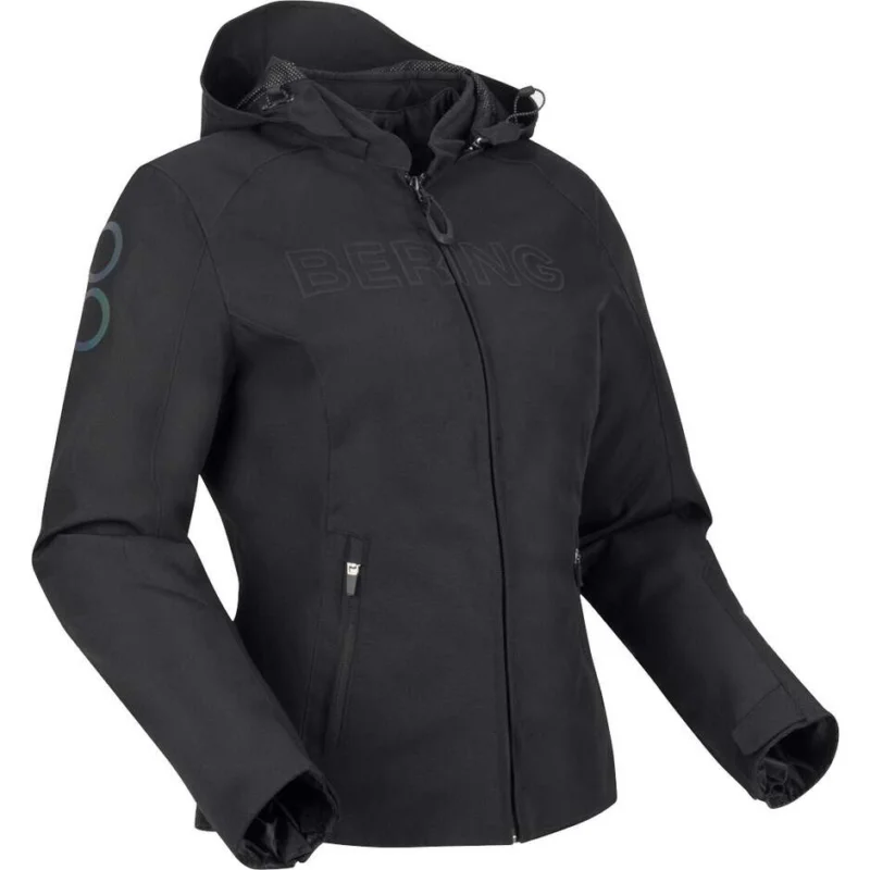 Bering LADY WARWICK Women's Motorcycle Jacket Black Scelto Dai Clienti