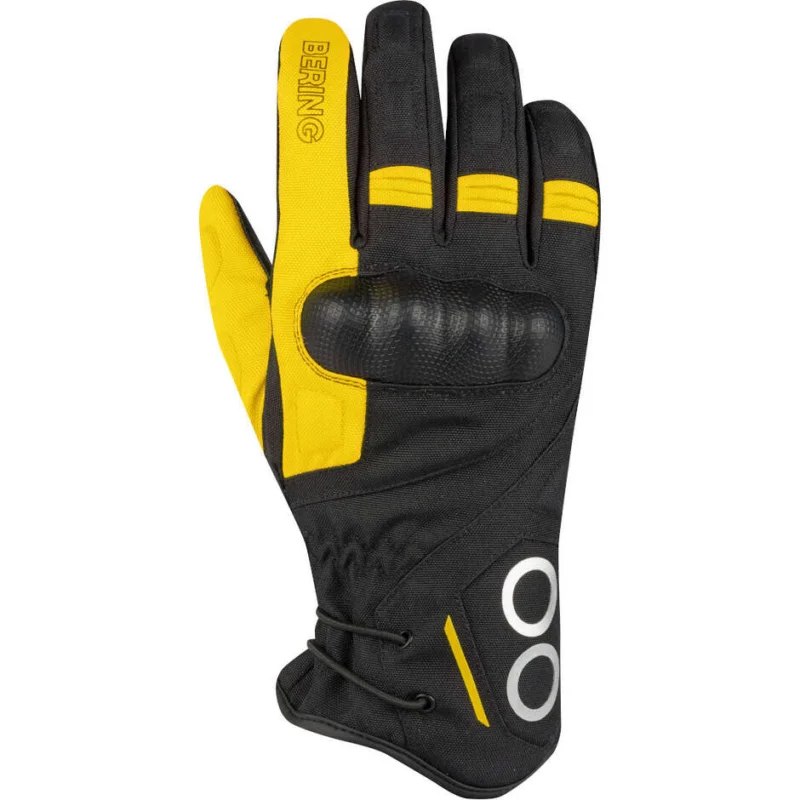 Popolare Bering LADY ZEPHYR Women's Motorcycle Gloves Black Grey Yellow