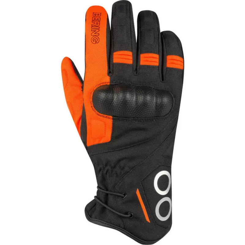Bering LADY ZEPHYR Women's Motorcycle Gloves Grey Orange Super Prezzo