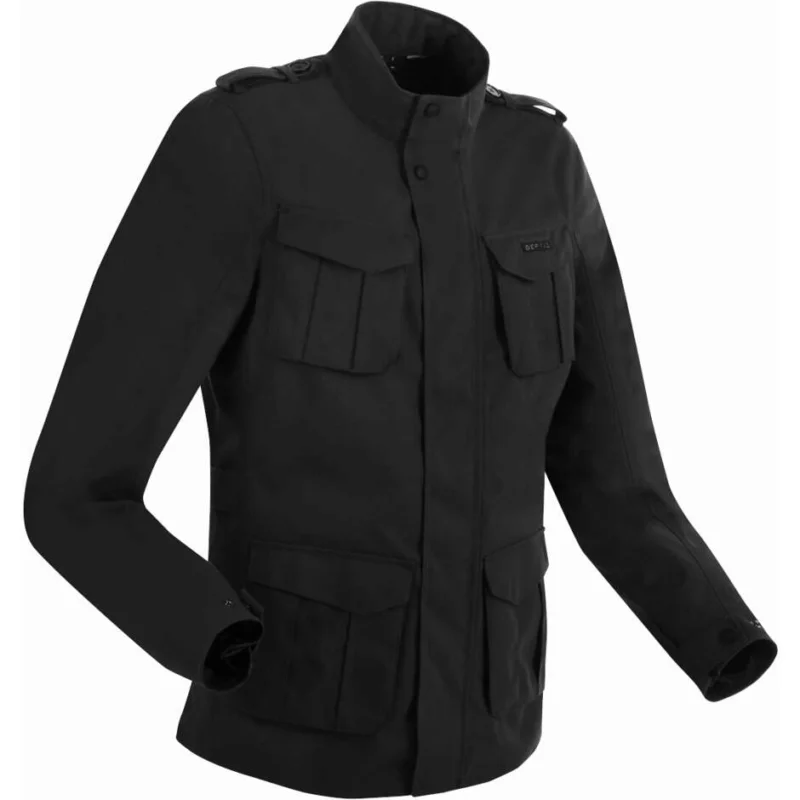 Bering NORRIS EVO Motorcycle Jacket Black Prezzo Di Fabbrica