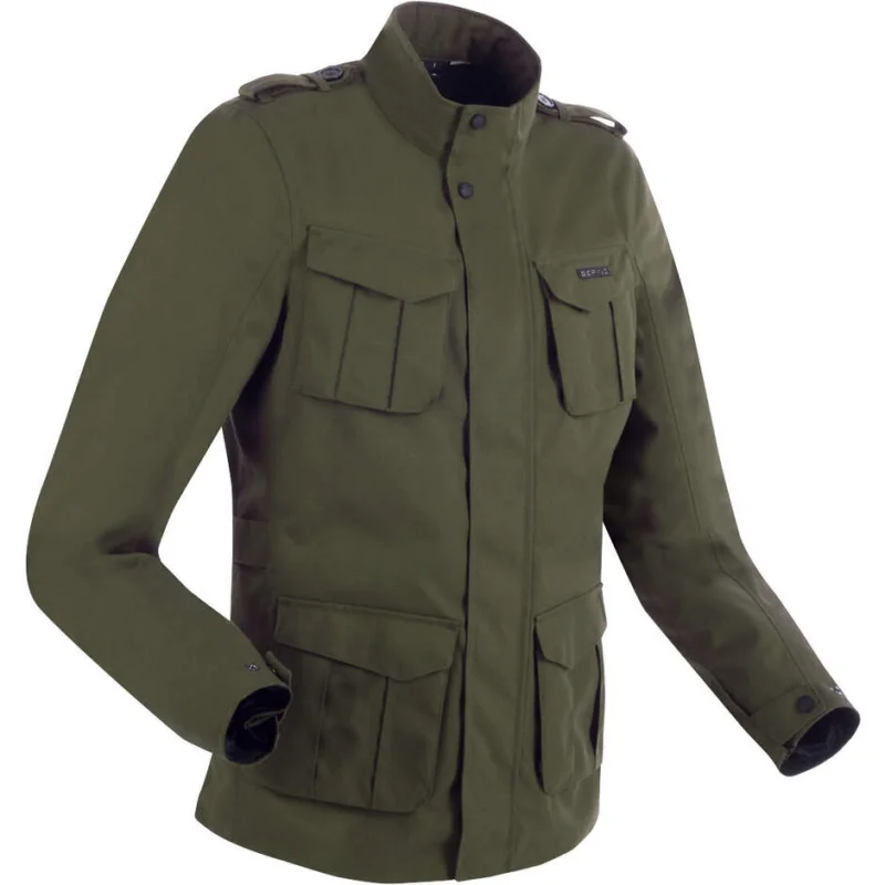 Promozione Esclusiva Bering NORRIS EVO Motorcycle Jacket Khaki