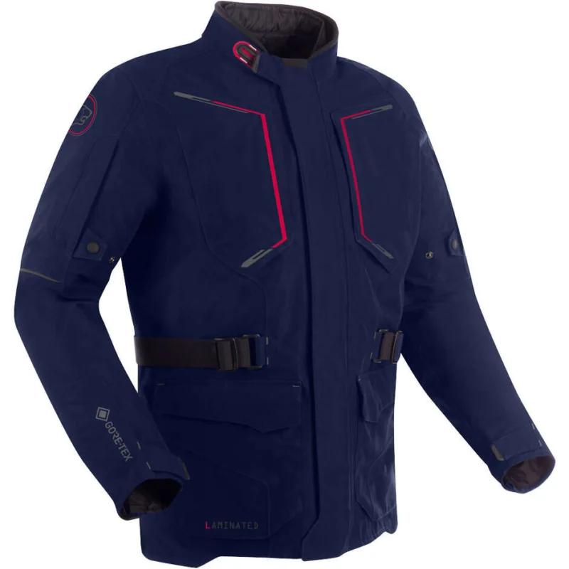 Bering OTTAWA GTX Navy Blue Motorcycle Jacket Compra Oggi Stesso
