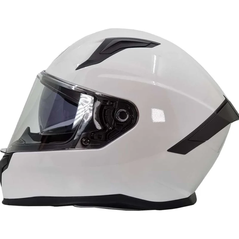 Bhr 831 Rocket Double Visor Full Face Motorcycle Helmet White Affare