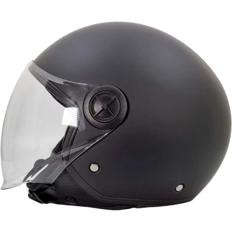 Soddisfatti O Rimborsati Bhr 832 Minimal Matt Black Jet Motorcycle Helmet