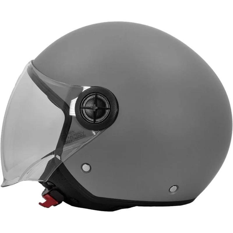 Bhr 832 Minimal Matt Gray Motorcycle Jet Helmet Nuova Collezione