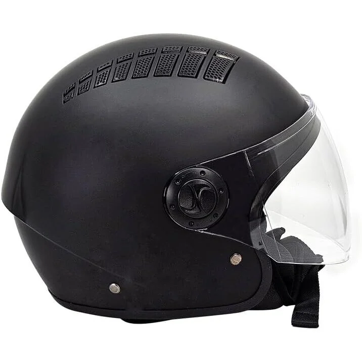 Ultime Pezzi Bhr 834 Flow Air Jet Motorcycle Helmet Matt Black