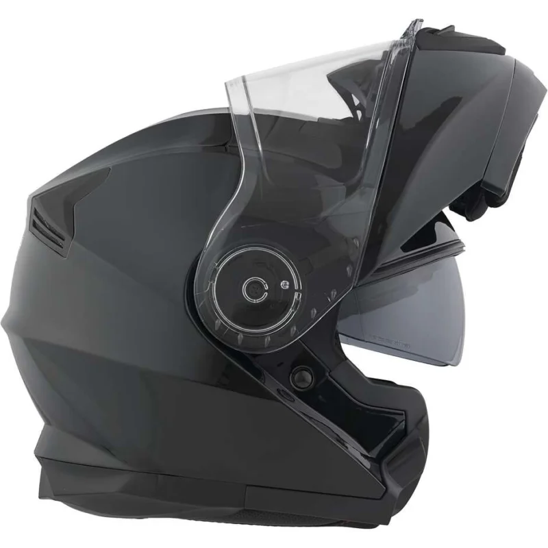 BHR 836 Flip Up Modular Motorcycle Helmet White Black Metallic Super Prezzo