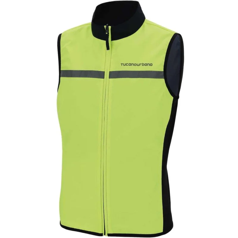 Ultima Occasione Bike Jackets Tucano Urbano NANO SWITCH GILET Dark Blue? Yellow Fluo