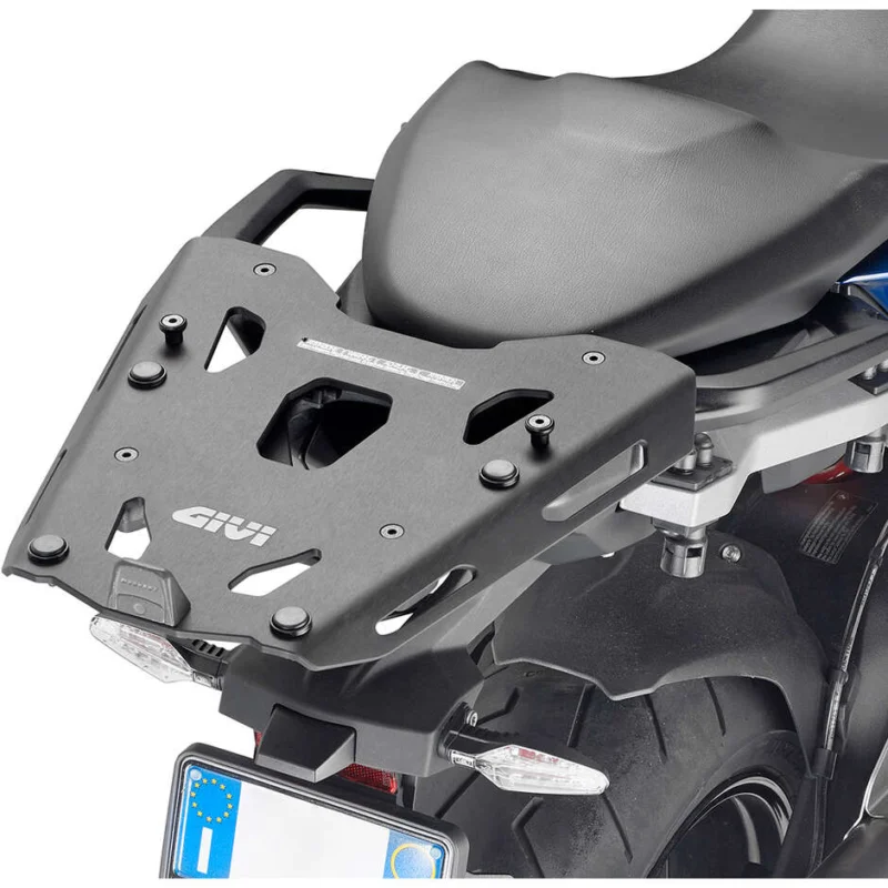 Black aluminum rear rack for Givi SRA5138B Monokey top case For BMW S 1000 XR (20 > 24) Occasione Imperdibile