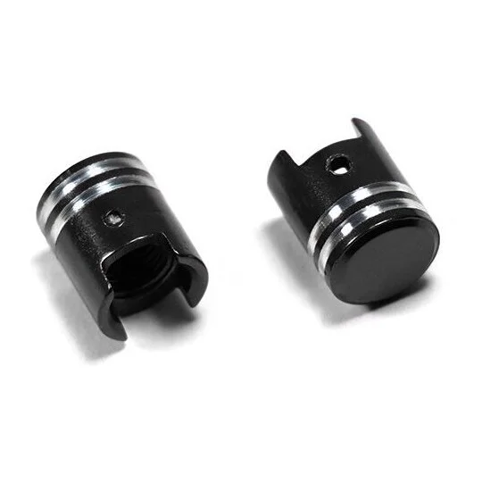 Ultimissimo Modello Black Chaft Wheel Valve Caps