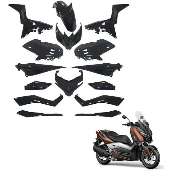Compra Online Black Fairing Kit One For Yamaha X-MAX 300 (2017-21) 17 PCS. With Handles