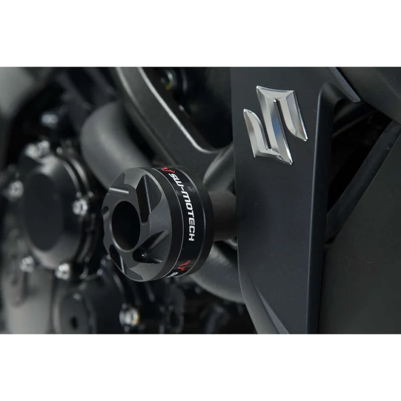 Consegna Rapida Black Frame Slider Kit STP.06.627.10001/B For Yamaha MT-03 (16-)/Suzuki GSX-S750 (17-)