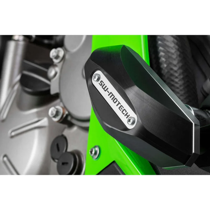 Black Frame Slider Kit STP.08.590.11100/B For Kawasaki Ninja ZX-6R 636 (13-) Offerta Limitata