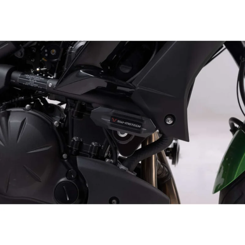 Ultimissimo Modello Black Frame Slider Kit STP.08.590.11200/B For Kawasaki Versys 650 (14-21)