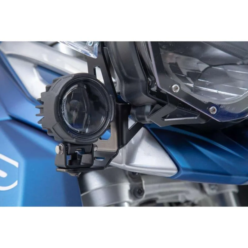 Black Headlight Bracket Sw-Motech NSW.11.004.10102/B For Triumph Tiger 800 model (10-) Offerta Del Giorno