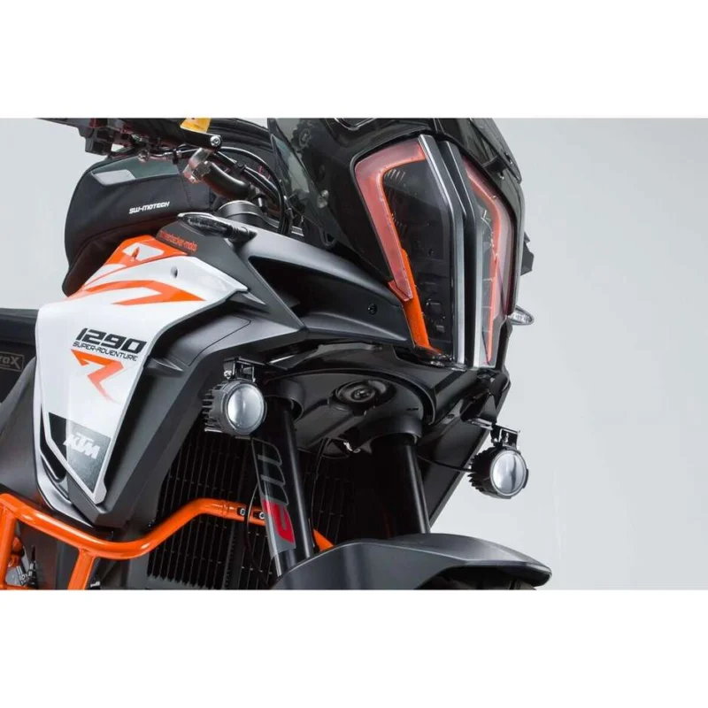 Black Headlight Mount Sw-Motech NSW.04.873.10000/B For KTM 1290 Super Adventure S / R (16-20) Nuova Collezione
