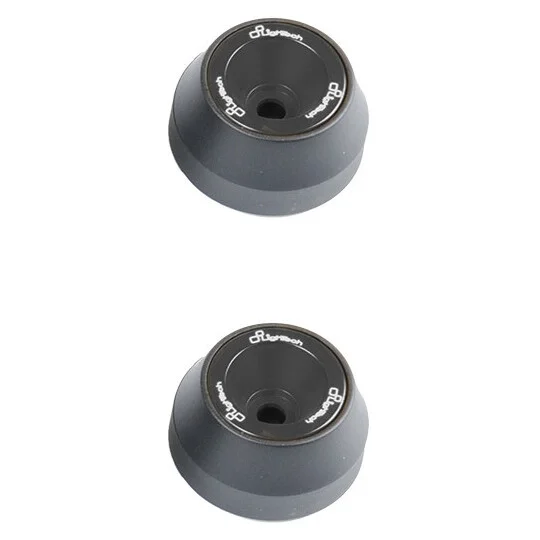 Black LighTech ARYA104 Rear Wheel Axle Guards for Yamaha MT-07 (2014-22) Ultime Pezzi