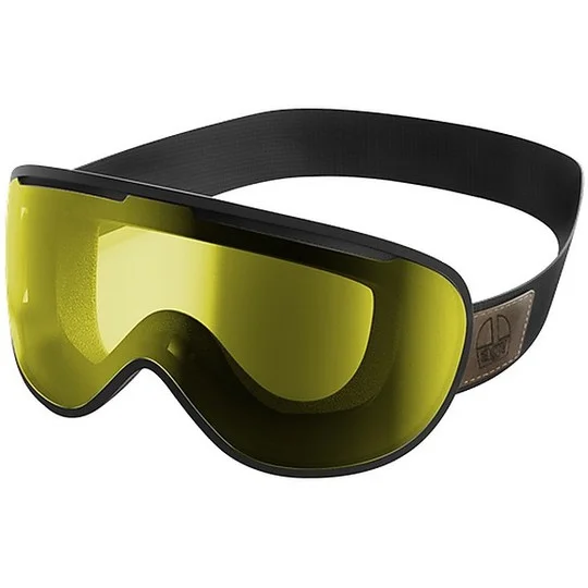 Black Mask Goggles AGV Legends for Helmet X70 Yellow Lens Promozione