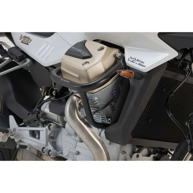 Spedizione Gratuita Black Sw-Motech SBL.17.038.10001/B Motorcycle Crash Bar for Moto Guzzi V100 Mandello/S, Stelvio