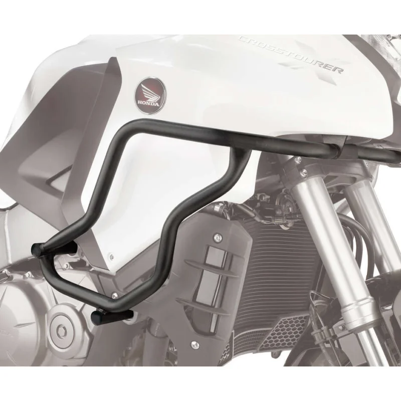 Black tubular engine guard Integrated slider Givi TN1110 For HONDA Crosstourer 1200 / Crosstourer 1200 DCT (12 > 19) Prezzo Scontato