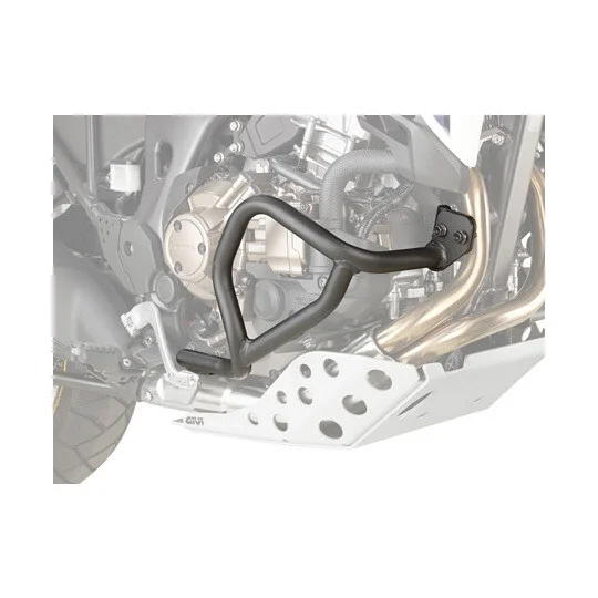 Promozione Black tubular engine guard Integrated slider Givi TN1162 For HONDA CRF1000L Africa Twin (16 > 19)